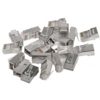 Wtyk Sieciowy RJ45 (8p8c) Lanberg Kat.5e FTP 20 Szt Do Linki I Do Drutu