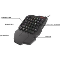 Klawiatura Dla Graczy Genesis Thor 100 Keypad Podświetlenie RGB Gamingowa