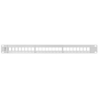 Patch Panel Pusty 24 Port 1u 19" Do Modułów Keystone Szary Lanberg