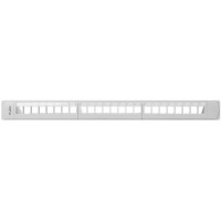 Patch Panel Pusty 24 Port 1u 19" Z Organizerem Do Modułów Keystone Szary Lanberg