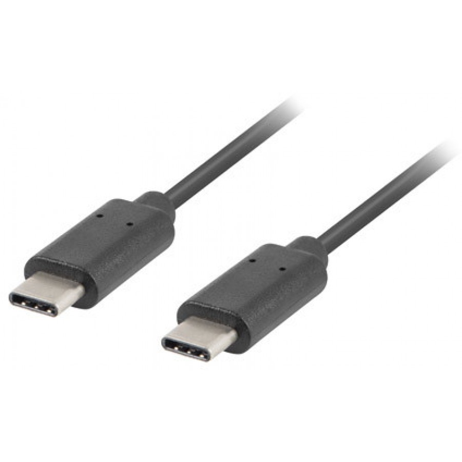 Kabel USB-C M/M 3.1 Gen 1 3m Czarny Lanberg