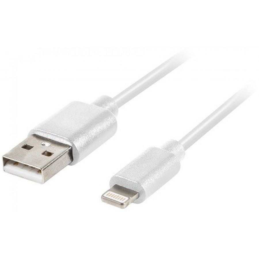 Kabel Lightning(M)->USB-A(M) 3m Biały Lanberg