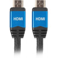 Kabel HDMI M/M V2.0 1m Czarny Premium Lanberg