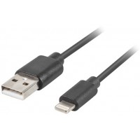 Kabel Lightning(M)->USB-A(M) 3m Czarny Lanberg