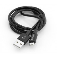 Kabel USB Micro-B(M)->A(M) 2.0 1m Czarny Verbatim