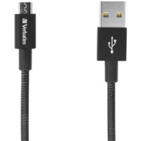 Kabel USB Micro-B(M)->A(M) 2.0 1m Czarny Verbatim