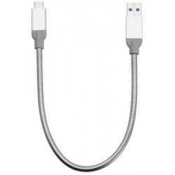 Kabel USB-C(M)->A(M) 3.1 Gen 2 0.3m Srebrny Verbatim