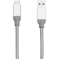 Kabel USB-C(M)->A(M) 3.1 Gen 2 0.3m Srebrny Verbatim