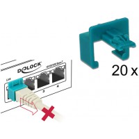 Zestaw Do Blokowania Wtyków RJ-45 20 Części Delock