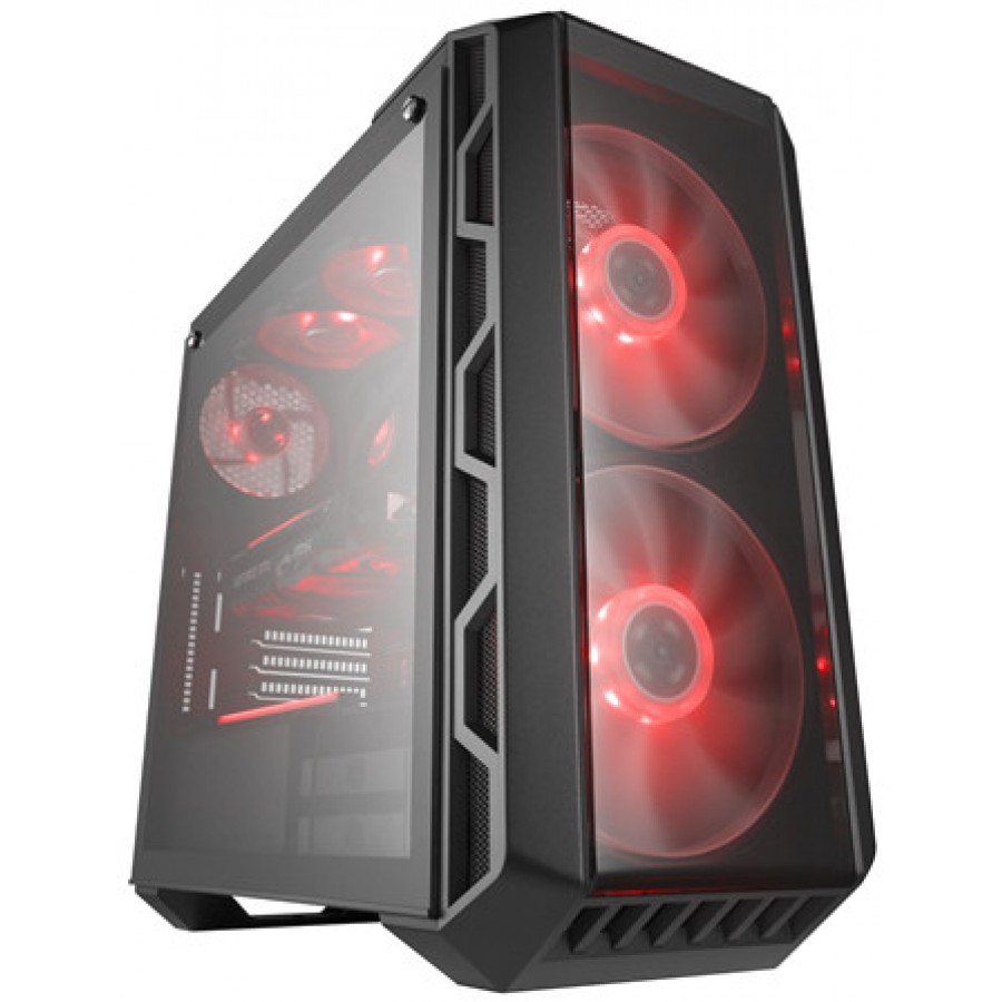 Obudowa Cooler Master  Mastercase H500 Midi Tower Z Oknem Bez Zasilacza Wentylator Led RGB