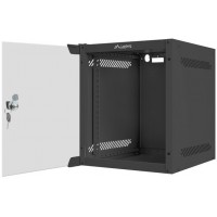 Szafa Instalacyjna Rack Wisząca 10" 6u 280x310 Czarna Lanberg Flat Pack