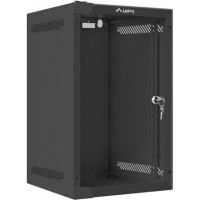 Szafa Instalacyjna Rack Wisząca 10" 9u 280x310 Czarna Lanberg Flat Pack