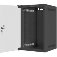 Szafa Instalacyjna Rack Wisząca 10" 9u 280x310 Czarna Lanberg Flat Pack