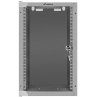 Szafa Instalacyjna Rack Wisząca 10" 9u 280x310 Szara Lanberg Flat Pack