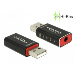 Karta Dźwiękowa Delock High-Res USB 2.0 24bit/96khz