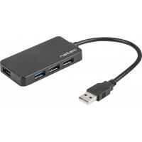 Hub USB 3.0 Natec Moth 4-Porty Czarny