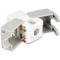 Moduł Keystone Gniazdo RJ45->Lsa Utp Cat 6 Do Puszki Montażowej Delock