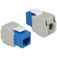 Moduł Keystone Gniazdo RJ45->Lsa Utp Cat 6 Do Puszki Montażowej Niebieski Delock