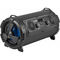 Głośnik Bluetooth Ugo Bazooka Karaoke 16W RMS Czarny Z Mikrofonem Boombox