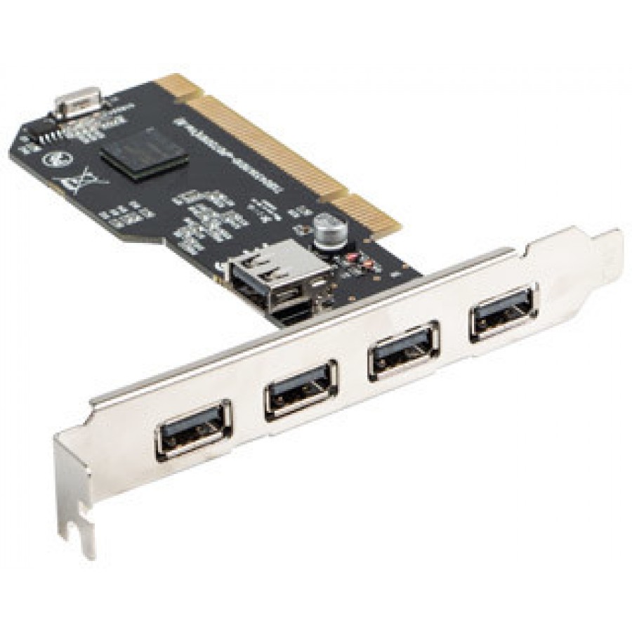 Karta PCI->USB 2.0 5-Port Lanberg