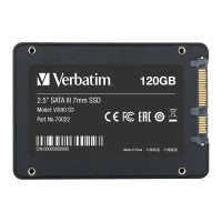 Dysk Wewnętrzny Verbatim Vi500 S3 SSD 120GB 2.5" Sata III Czarny