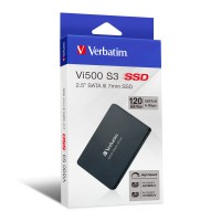 Dysk Wewnętrzny Verbatim Vi500 S3 SSD 120GB 2.5" Sata III Czarny