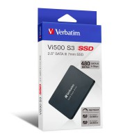 Dysk Wewnętrzny Verbatim Vi500 S3 SSD 480GB 2.5" Sata III Czarny