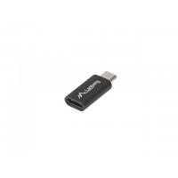 Adapter USB Type-C(F)-Micro-B(M) 2.0 Black Lanberg