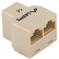 Adapter Złączka Sieciowa RJ-45->X2 RJ45 Lanberg