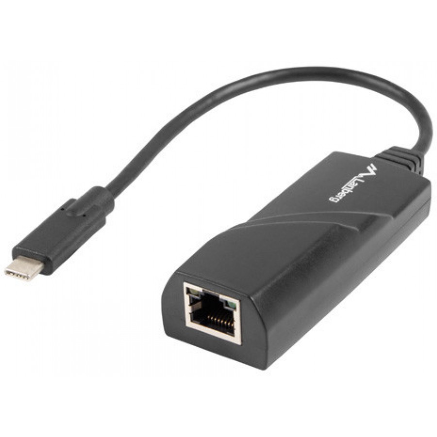 Karta Sieciowa Lanberg USB Type-C 3.1 1x RJ45 1Gb Na Kablu