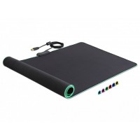 Podkładka Pod Mysz Delock RGB Podświetlana Czarna 900x400mm