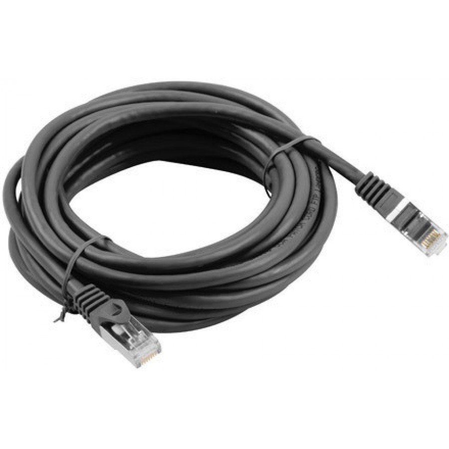 Patchcord Kat.6 FTP 10m Czarny Lanberg