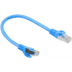 Patchcord Kat.6 FTP 0.25m Niebieski Lanberg