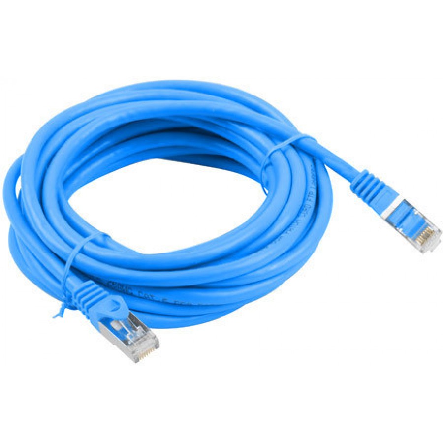 Patchcord Kat.6 FTP 10m Niebieski Lanberg