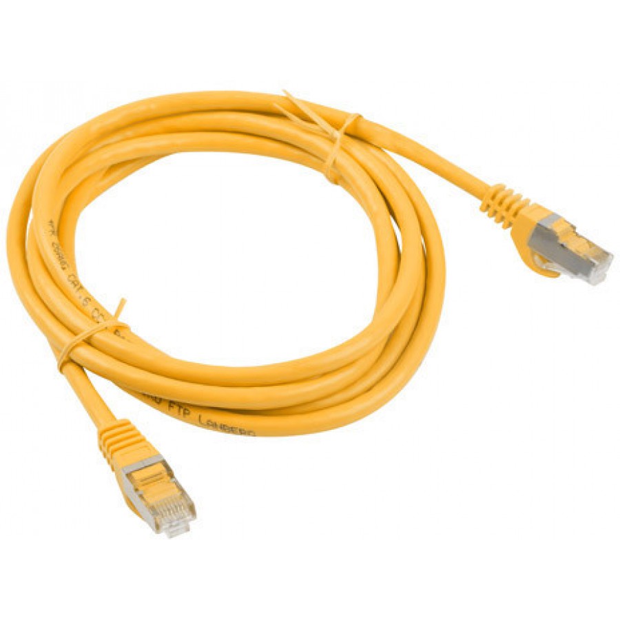 Patchcord Kat.6 FTP 0.5m Pomarańczowy Lanberg