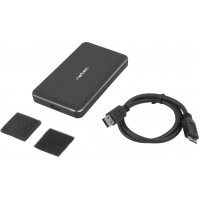 Obudowa HDD/SSD Zewnętrzna Natec Oyster Pro 2.5" USB 3.0 Aluminium Czarna Slim