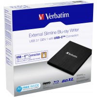 Napęd Zewnętrzny Verbatim Blu-Ray X6 USB3.1 USB-C + M-Disc