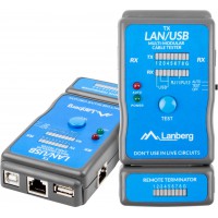 Tester Kabli RJ-45, RJ-11, USB Lanberg NT-0403