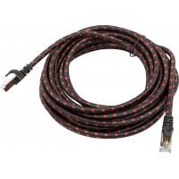 Patchcord Kat.7e SFTP 5m Czarny Genesis