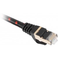 Patchcord Kat.7e SFTP 5m Czarny Genesis