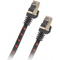 Patchcord Kat.7e SFTP 5m Czarny Genesis