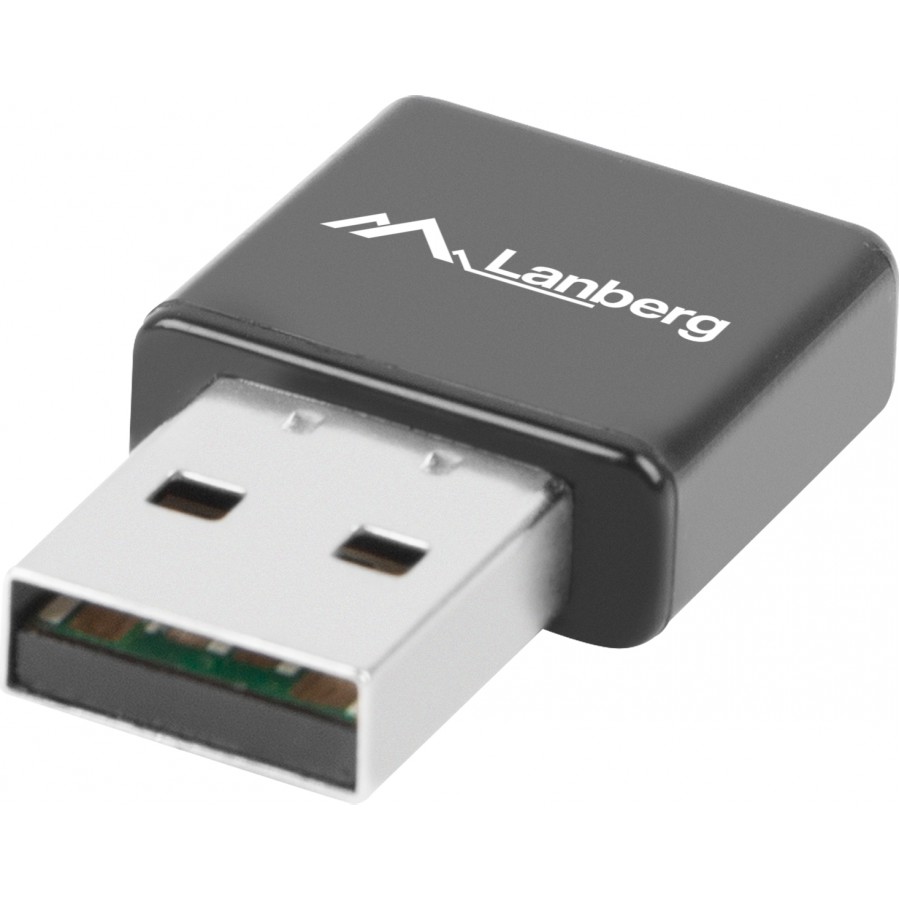 Bezprzewodowa Karta Sieciowa USB Mini Lanberg NC-0300-WI N300 2 Wewnętrzne Anteny