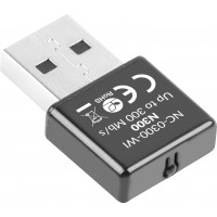 Bezprzewodowa Karta Sieciowa USB Mini Lanberg NC-0300-WI N300 2 Wewnętrzne Anteny