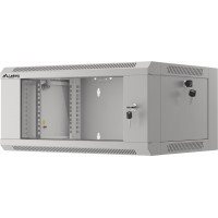 Szafa Instalacyjna Rack Wisząca 19" 4u 570x450 Szybki Montaż Szara Lanberg Flat Pack