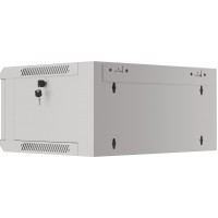 Szafa Instalacyjna Rack Wisząca 19" 4u 570x450 Szybki Montaż Szara Lanberg Flat Pack