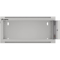 Szafa Instalacyjna Rack Wisząca 19" 4u 570x600 Szybki Montaż Szara Lanberg Flat Pack