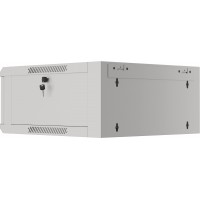 Szafa Instalacyjna Rack Wisząca 19" 4u 570x600 Szybki Montaż Szara Lanberg Flat Pack