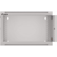 Szafa Instalacyjna Rack Wisząca 19" 6u 570x450 Szybki Montaż Szara Lanberg Flat Pack