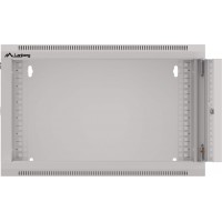 Szafa Instalacyjna Rack Wisząca 19" 6u 570x600 Szybki Montaż Szara Lanberg Flat Pack