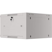 Szafa Instalacyjna Rack Wisząca 19" 6u 570x600 Szybki Montaż Szara Lanberg Flat Pack